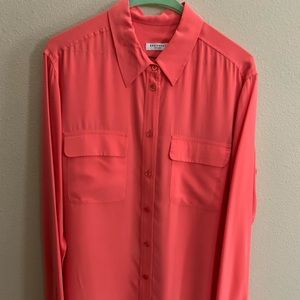 Equipment silk blouse size m